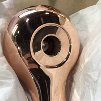 copper plated part